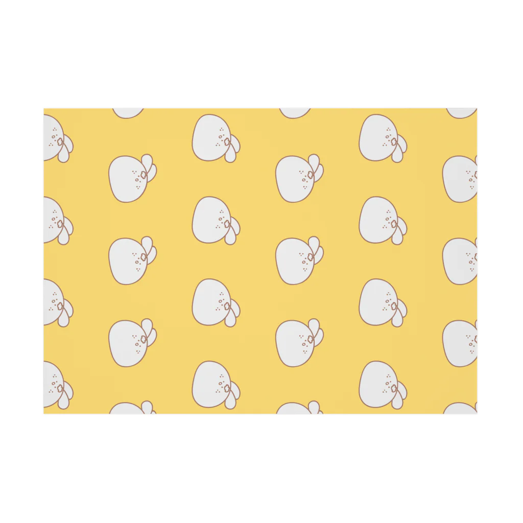 うさぎ菜園のみかんうさぎ Stickable Poster :horizontal position
