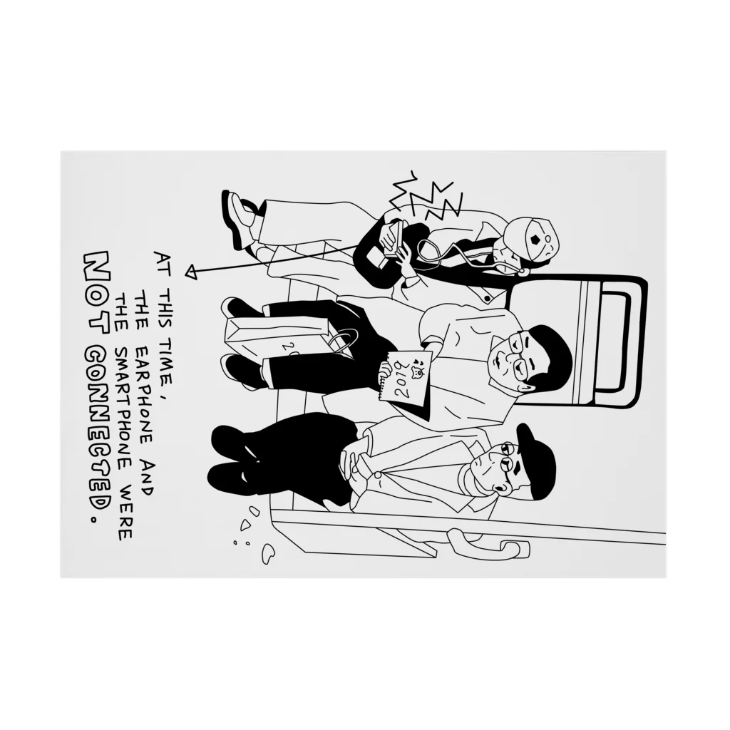 dogの韓国地下鉄 Stickable Poster :horizontal position