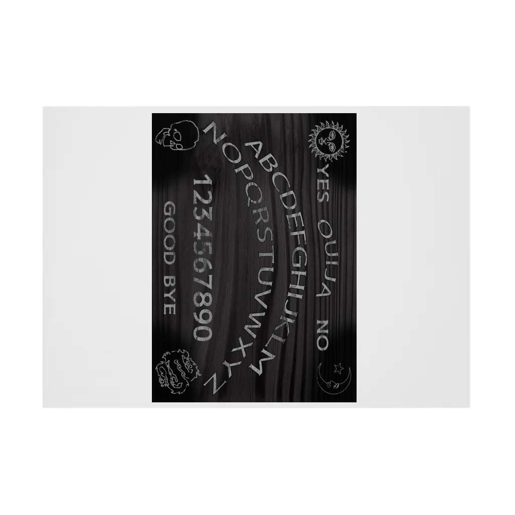 Ａ’ｚｗｏｒｋＳのBLACK OUIJA BOARD Stickable Poster :horizontal position