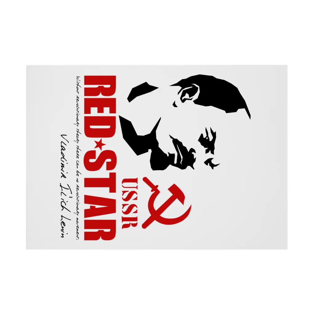 JOKERS FACTORYのLENIN レーニン Stickable Poster :horizontal position