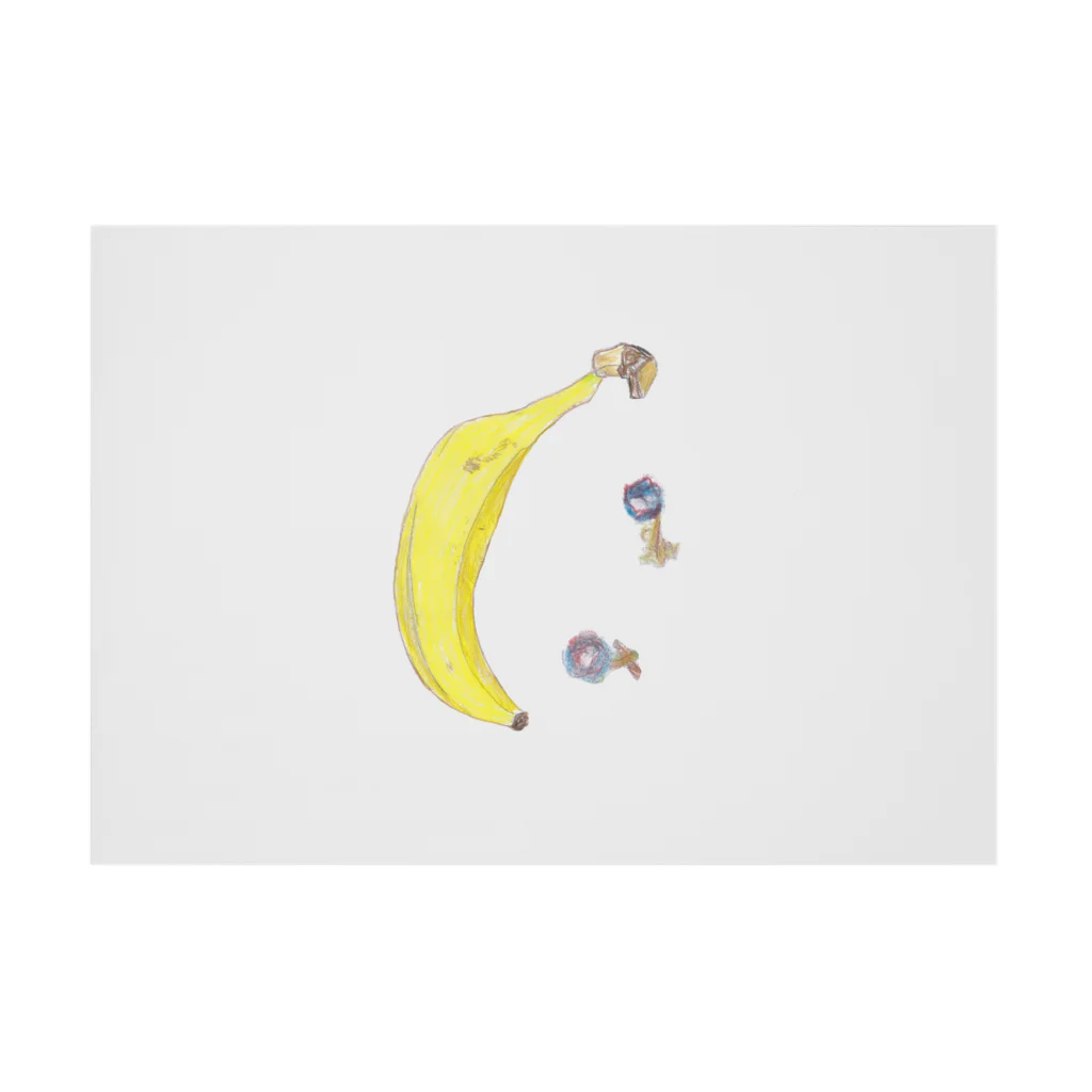 ホームタウンスター　Hometown Star のバナナスマイリー　Banana Smiley Stickable Poster :horizontal position