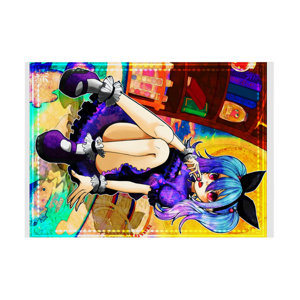 なまこの酢漬けアイテムの魔女見習いちゃん Stickable Poster :horizontal position