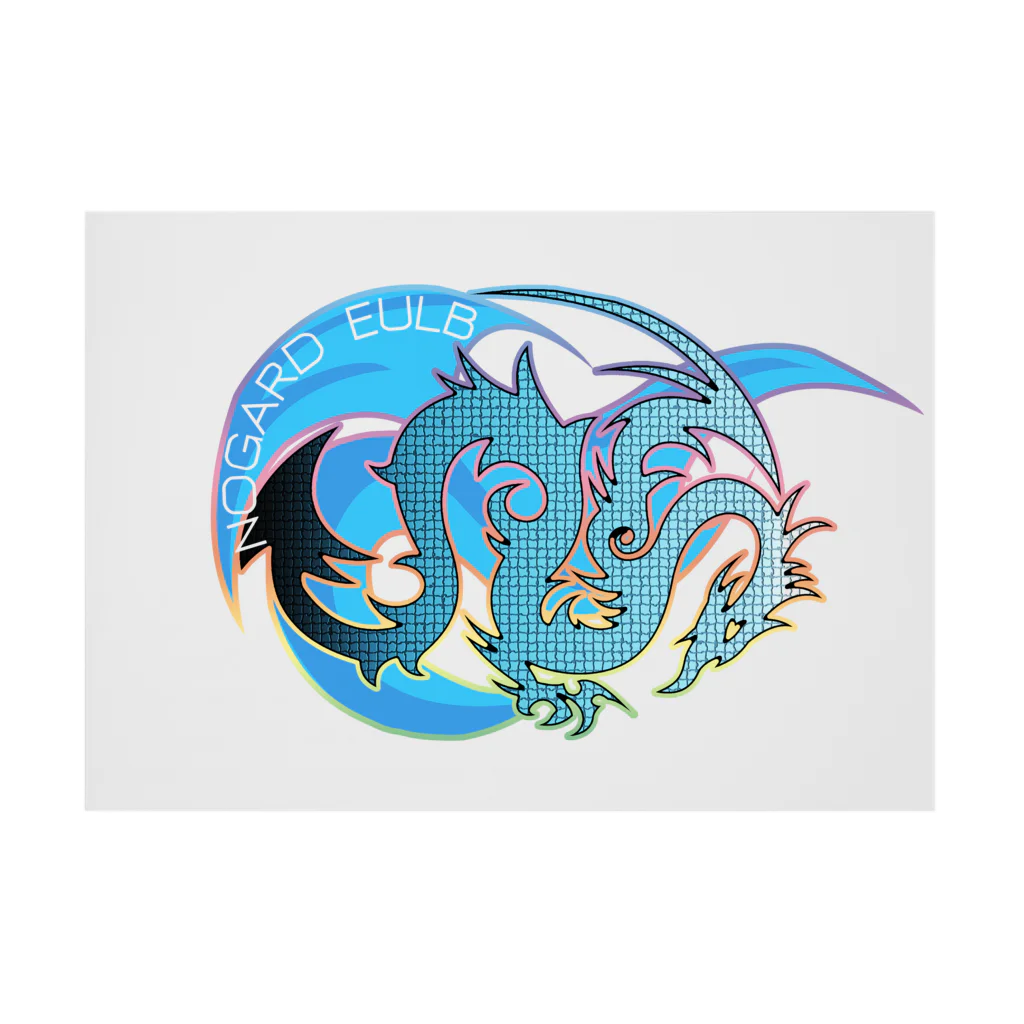 Ａ’ｚｗｏｒｋＳのBLUE DRAGON Stickable Poster :horizontal position