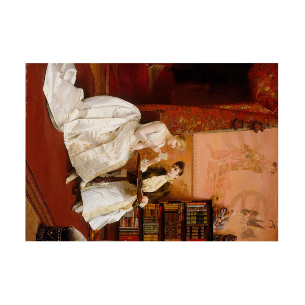 世界の絵画アートグッズのジョルジュ・クロエガート《コンフィデンス》 吸着ポスターの横向き