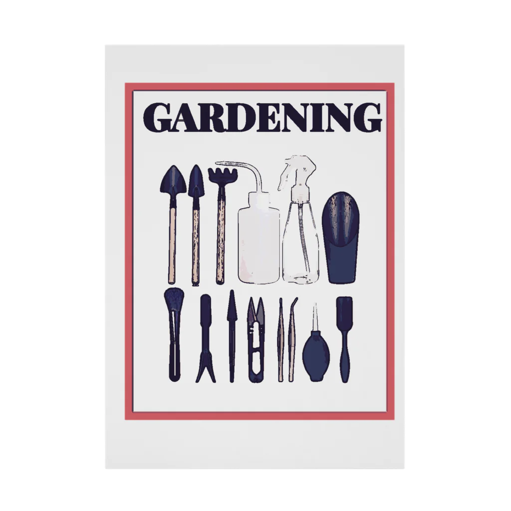 パキポキさんのGARDENING Stickable Poster