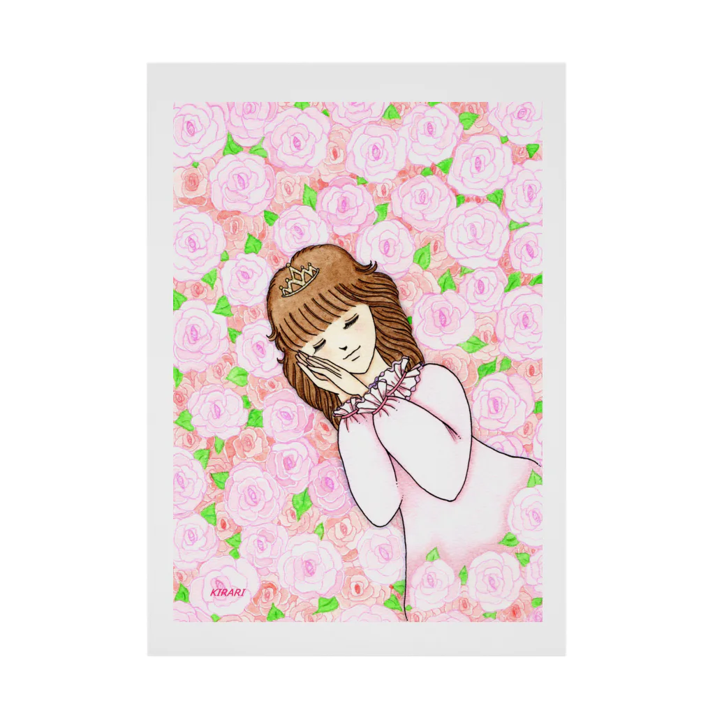 KIRARIの夢色雑貨屋さんの｢薔薇の中の眠り姫｣ Stickable Poster