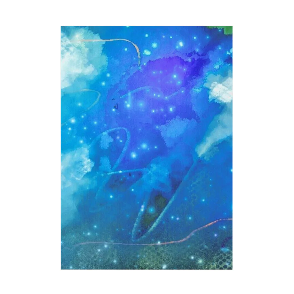 デザイナーリトマム⭐のおみせのI am a stargazer by Little Mom Stickable Poster
