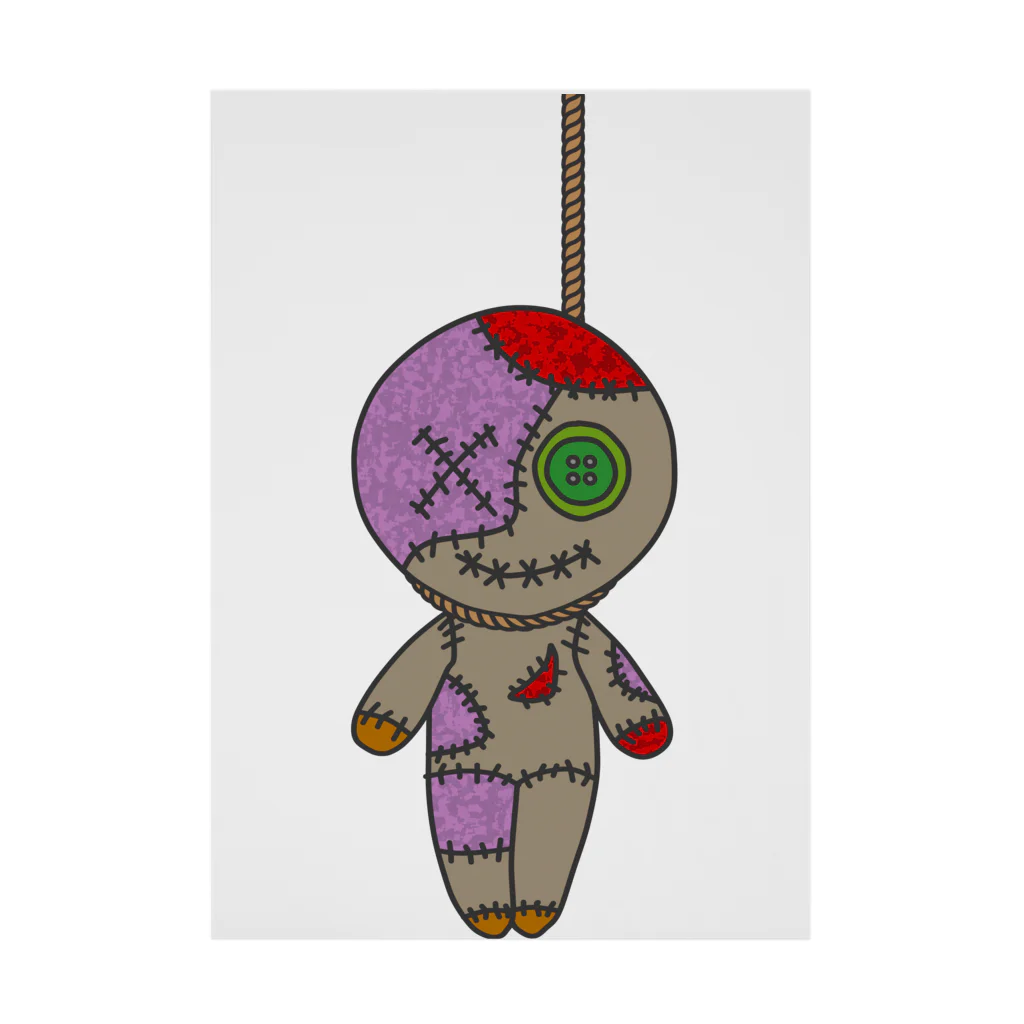 Ａ’ｚｗｏｒｋＳのHANGING VOODOO DOLL Stickable Poster