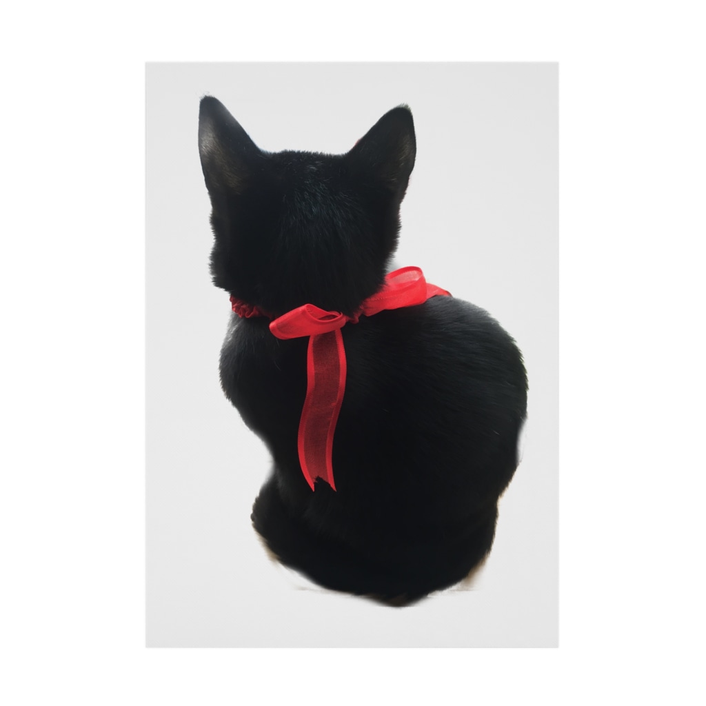 黒猫のジジさん 黒猫のジジさん 39rachan の吸着ポスター通販 Suzuri スズリ