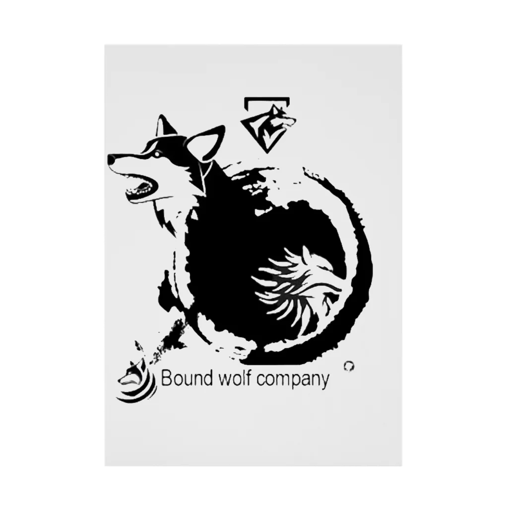 光学大佐　公式サイト【Bound  wolf company】の【公式】BOUND　WOLF　COMPANY　ロゴ入りグッズ Stickable Poster