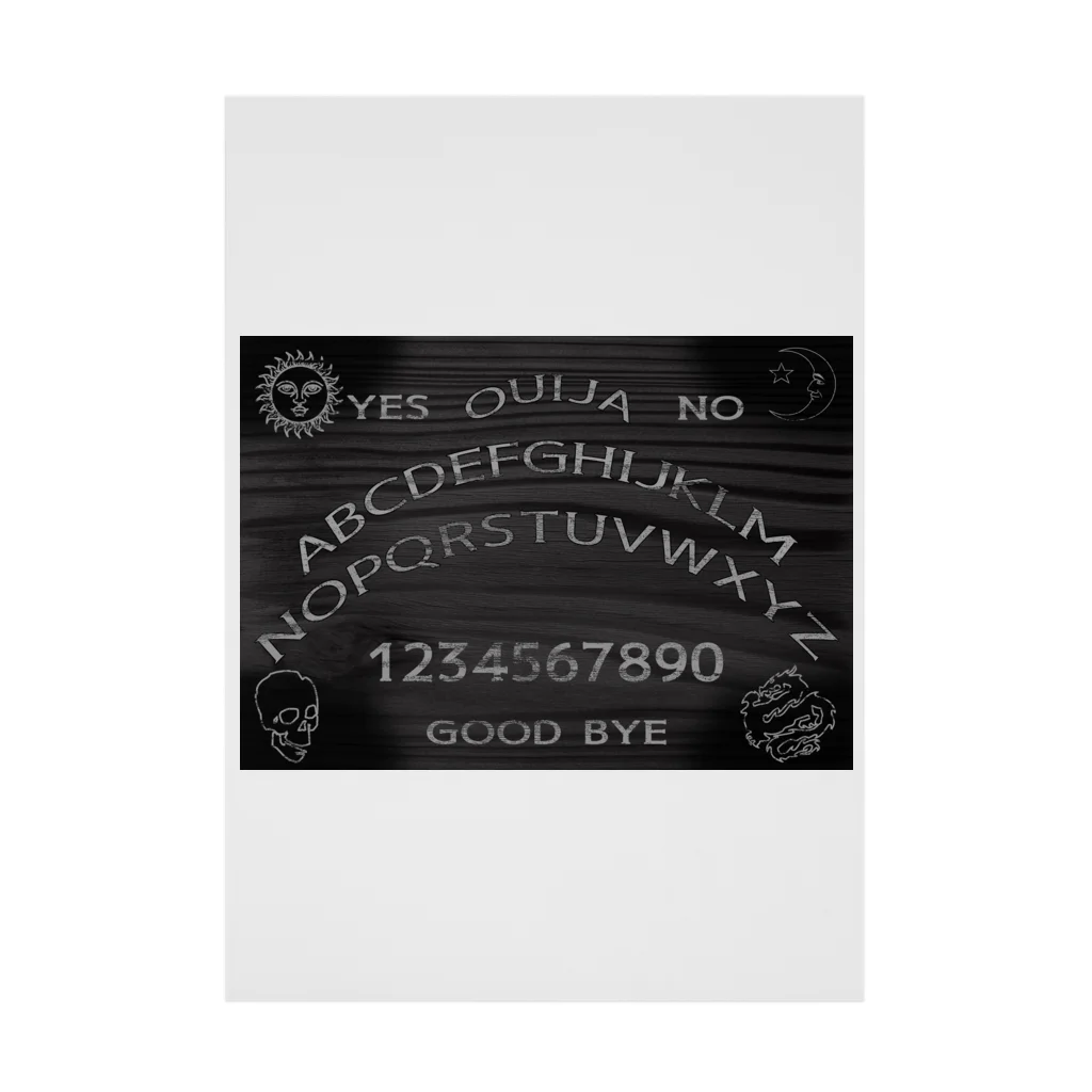 Ａ’ｚｗｏｒｋＳのBLACK OUIJA BOARD Stickable Poster