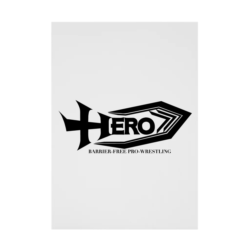 HEROバリアフリープロレスのバリアフリープロレスHERO 吸着ポスター