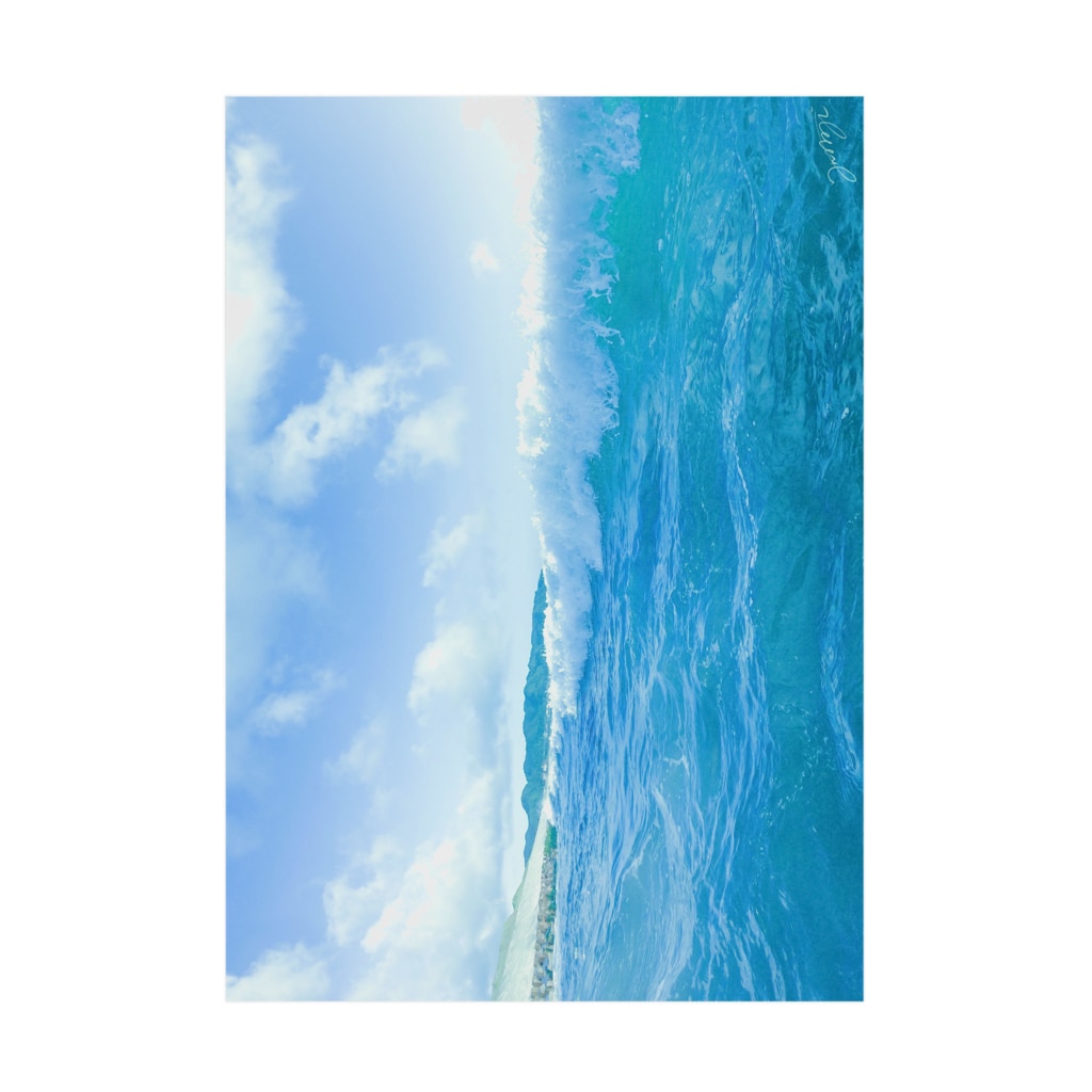 “すずめのおみせ” SUZURI店の夏海空 Stickable Poster