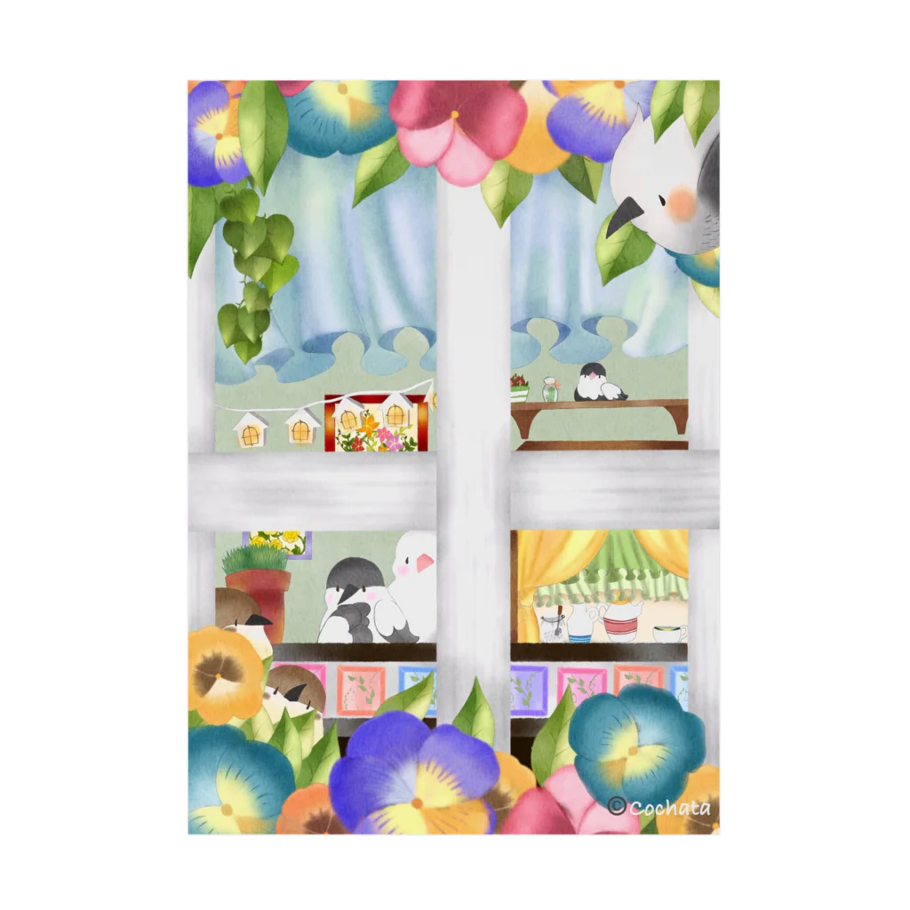 こちゃたの窓の外の景色 Stickable Poster