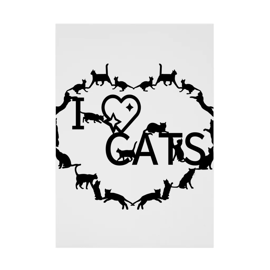 乃舞のI ♡ CATS Stickable Poster