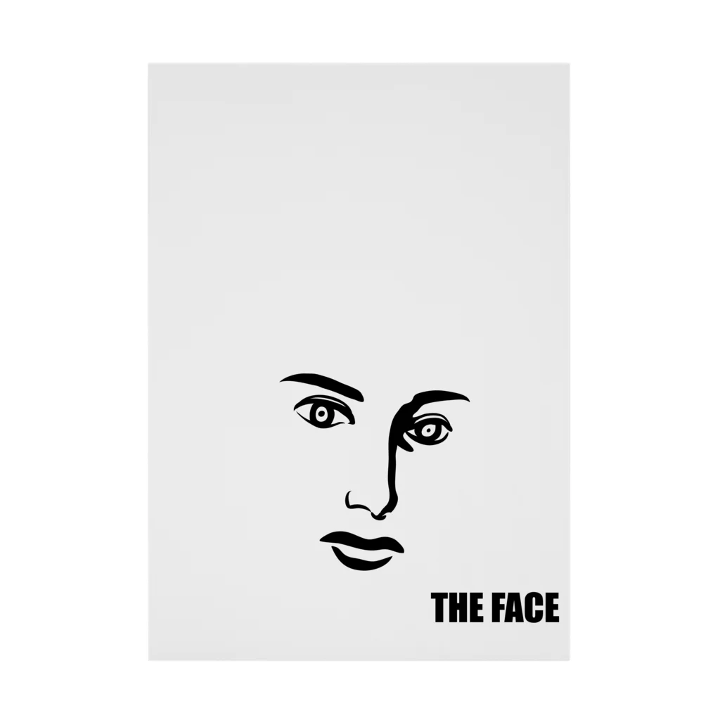 サラスズのTHE FACE2 Stickable Poster