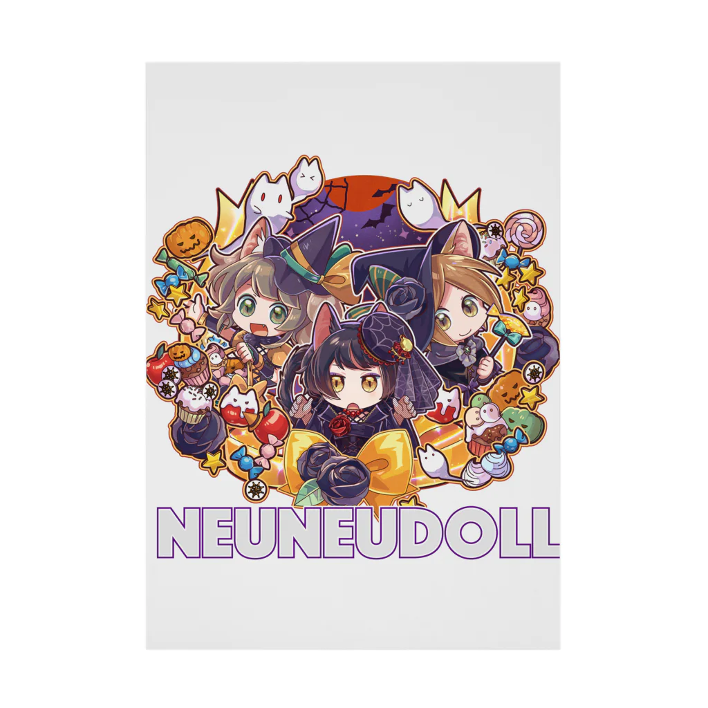 neuneunet.shopのneuneuhalloween! 吸着ポスター