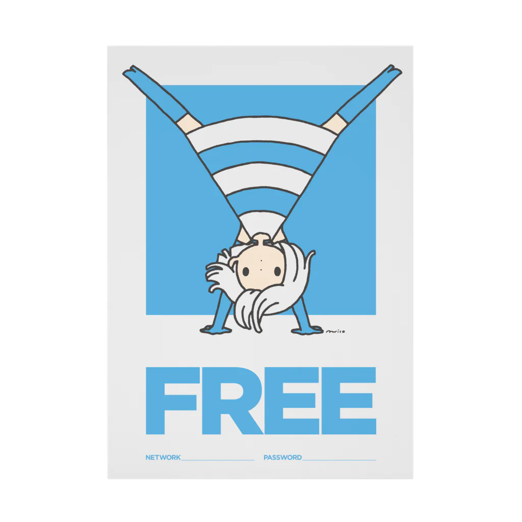 parico(PARICODE)のFREE(PARICODE) Stickable Poster