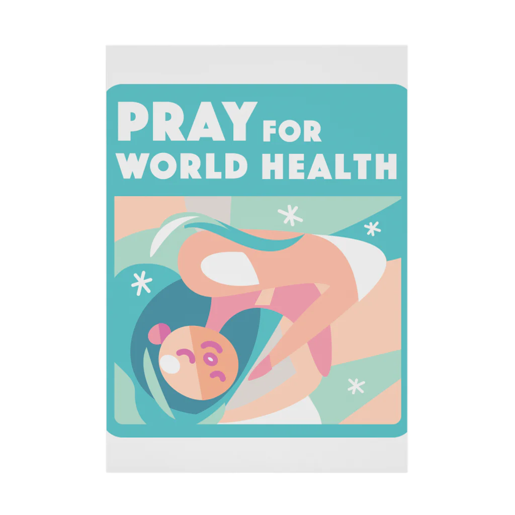 manaBeeの眠り・世界の健康 Stickable Poster