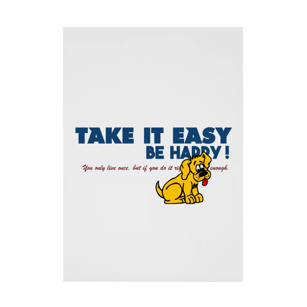 JOKERS FACTORYのTAKE IT EASY Stickable Poster