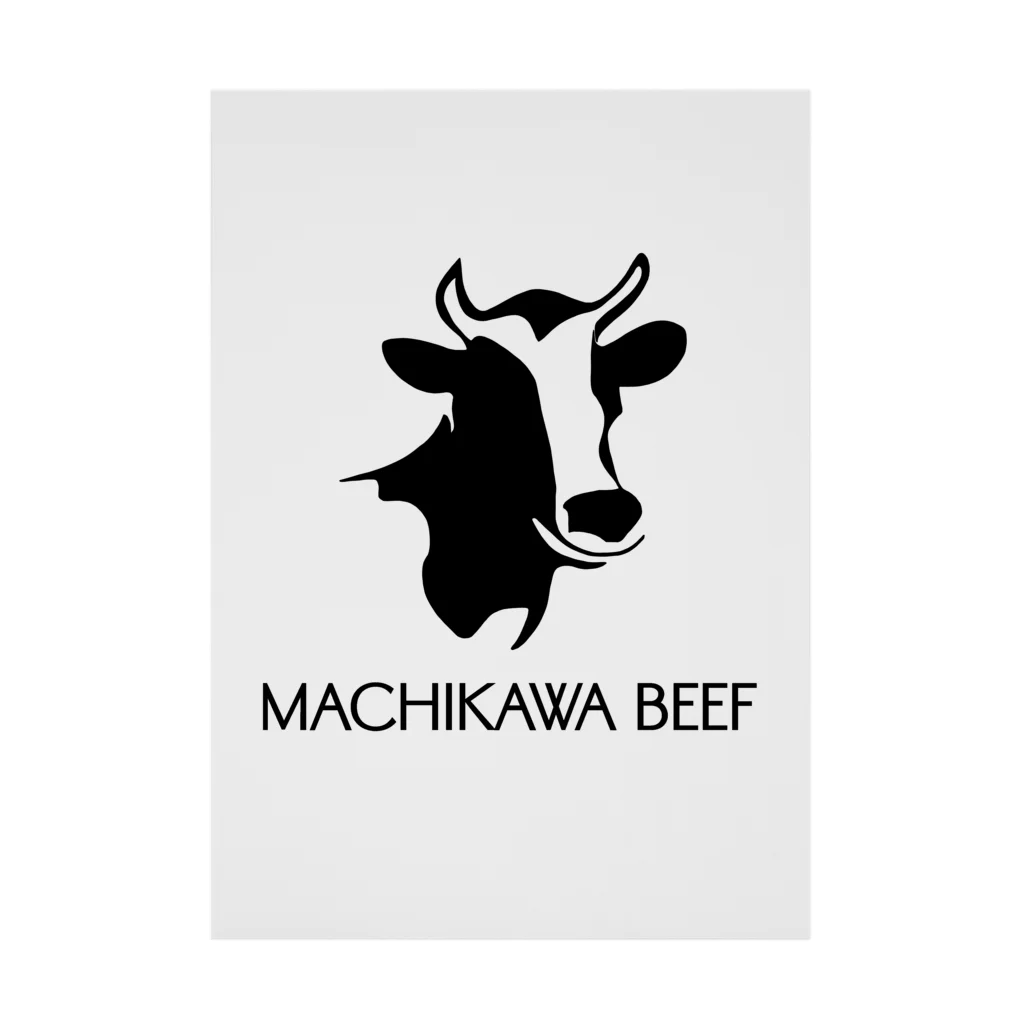 MACHIKAWA BEEFのMACHIKAWA BEEF 吸着ポスター