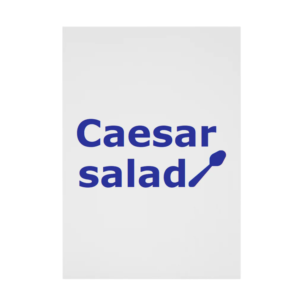 アメリカンベース のシーザーサラダ　サラダ　料理　食べ物　グルメ Stickable Poster