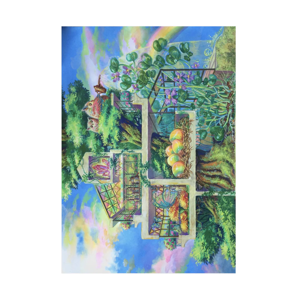 🌿Art shop Kano🌿のTree house Stickable Poster