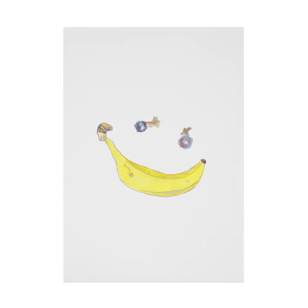 ホームタウンスター　Hometown Star のバナナスマイリー　Banana Smiley 吸着ポスター