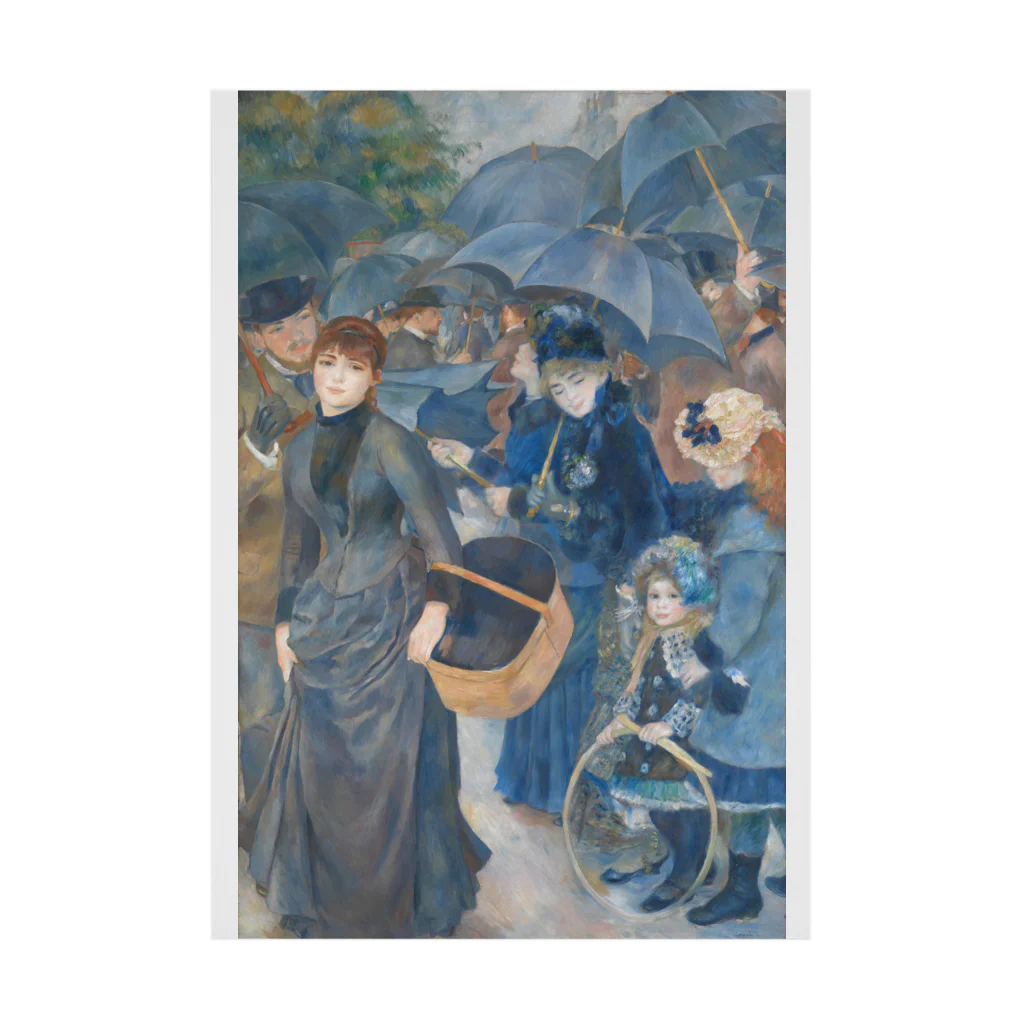 世界の絵画アートグッズのピエール＝オーギュスト・ルノワール 《雨傘》 吸着ポスター
