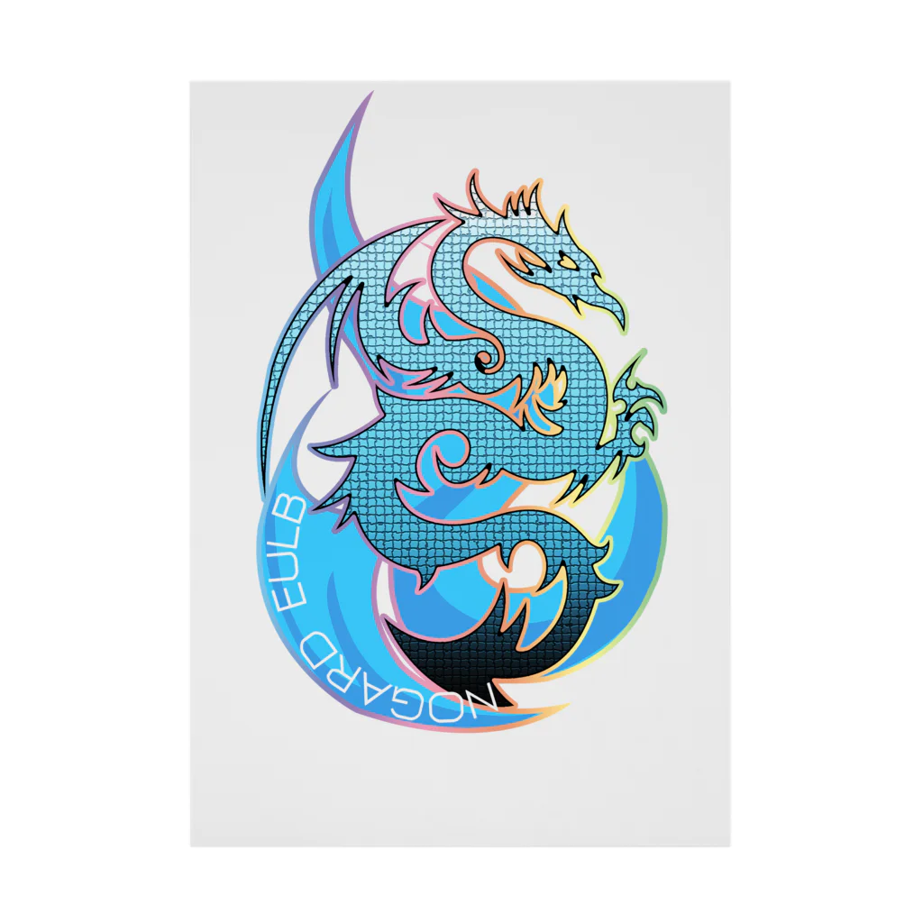 Ａ’ｚｗｏｒｋＳのBLUE DRAGON Stickable Poster