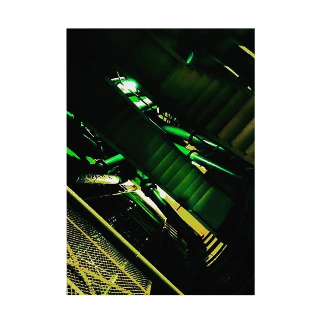 #gvai_nの#ruins wearll(green) Stickable Poster