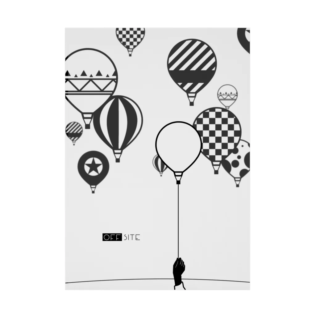 宴のballoon Stickable Poster