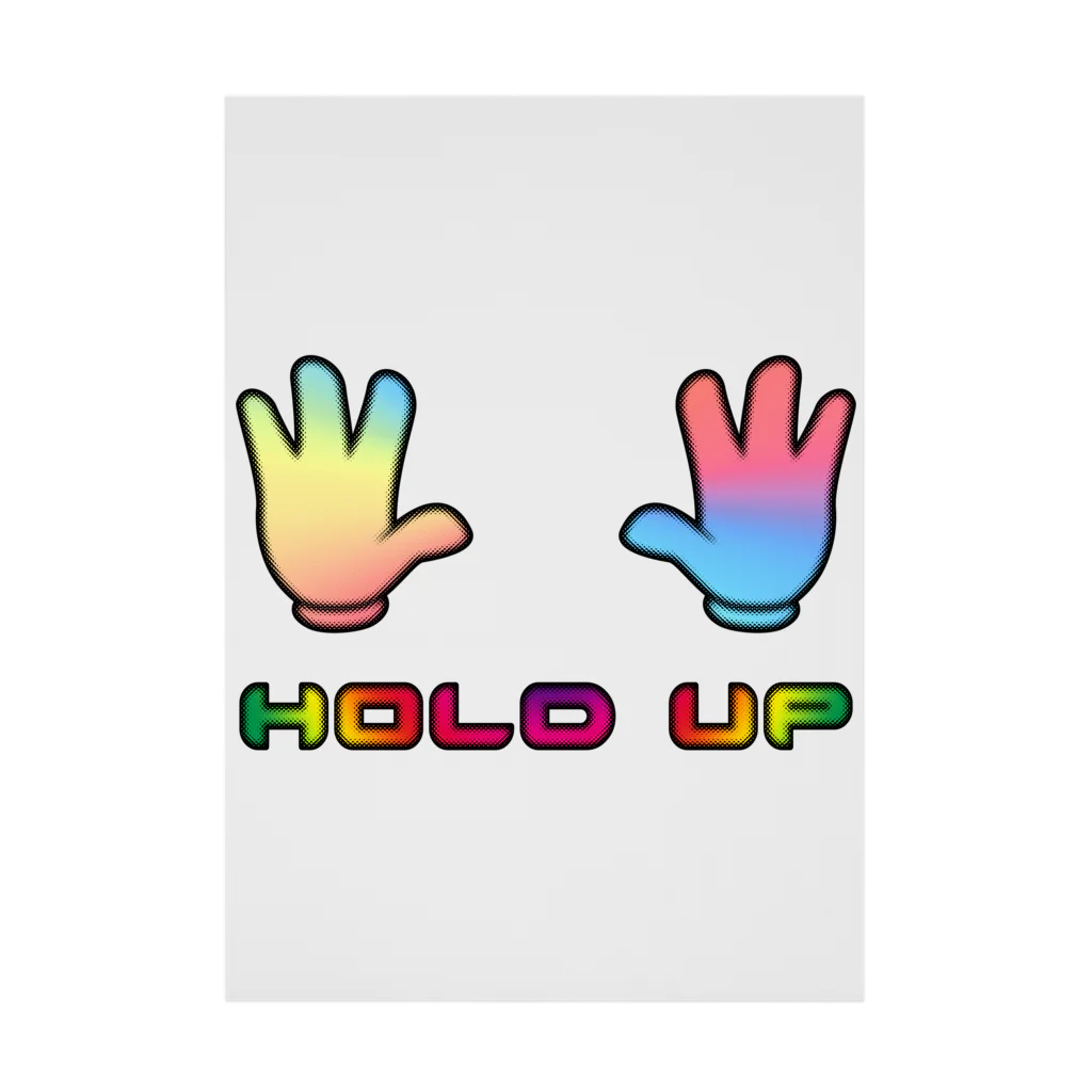 Ａ’ｚｗｏｒｋＳのHOLD UP Stickable Poster