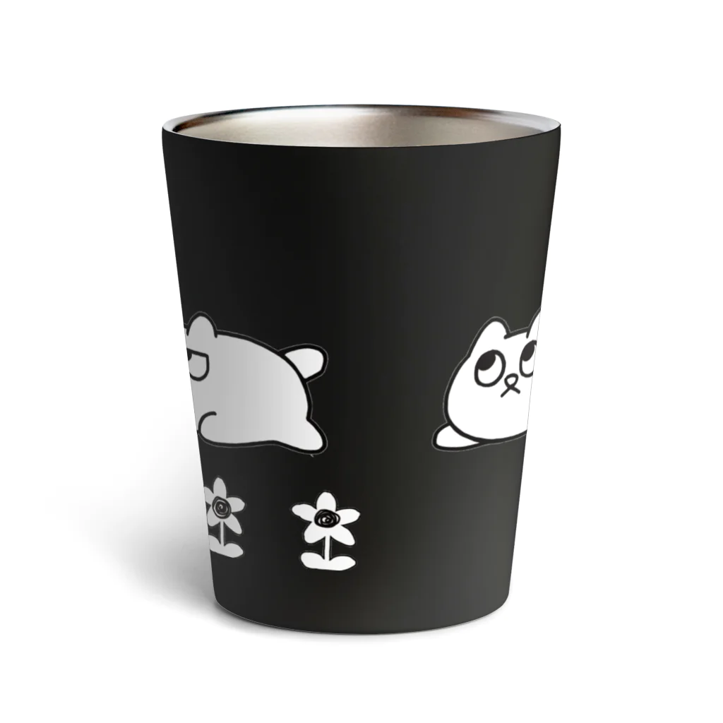 sibahuSBHの追いかけ猫 Thermo Tumbler