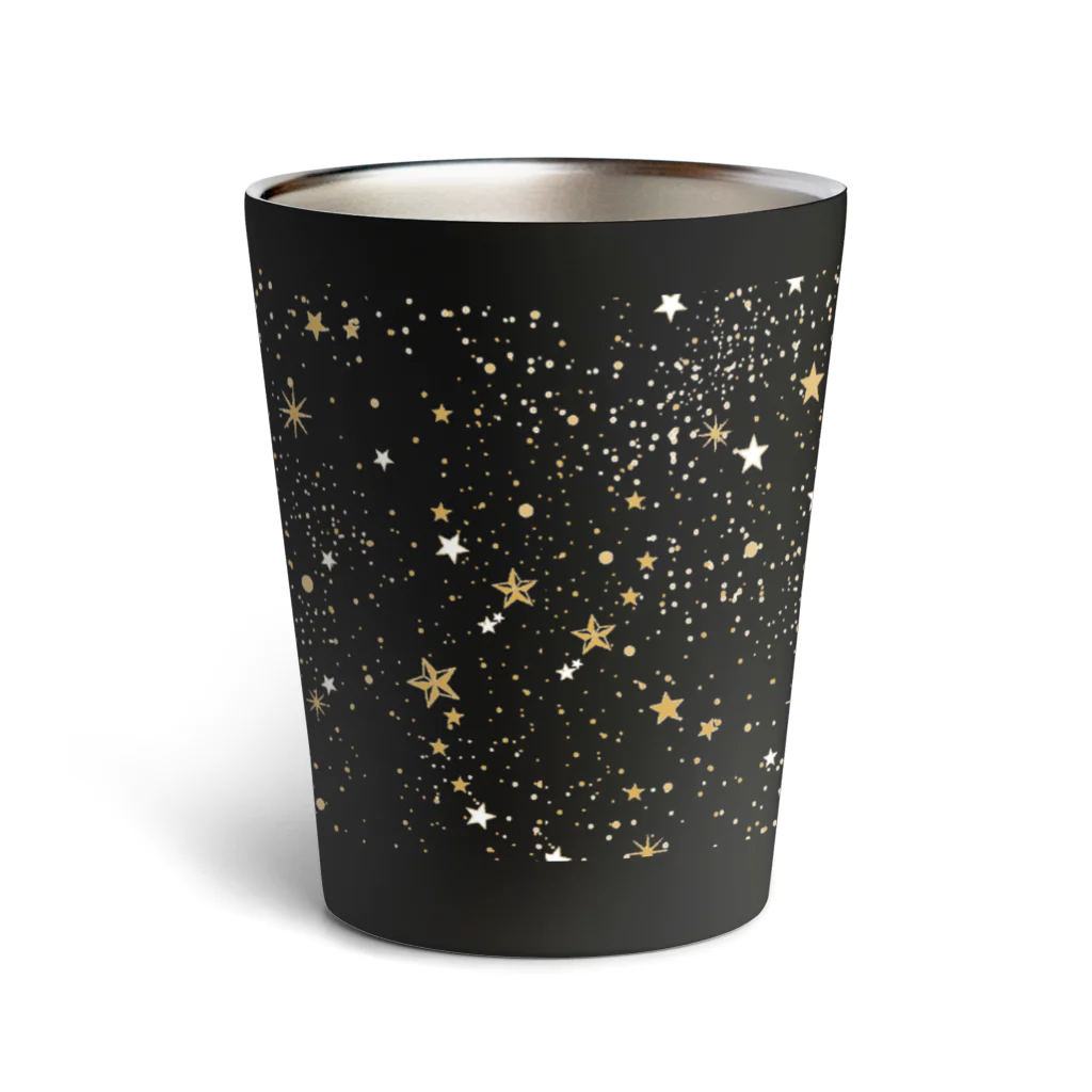 calligraphy ＆ artist 紫虹の星海のクジラ Thermo Tumbler