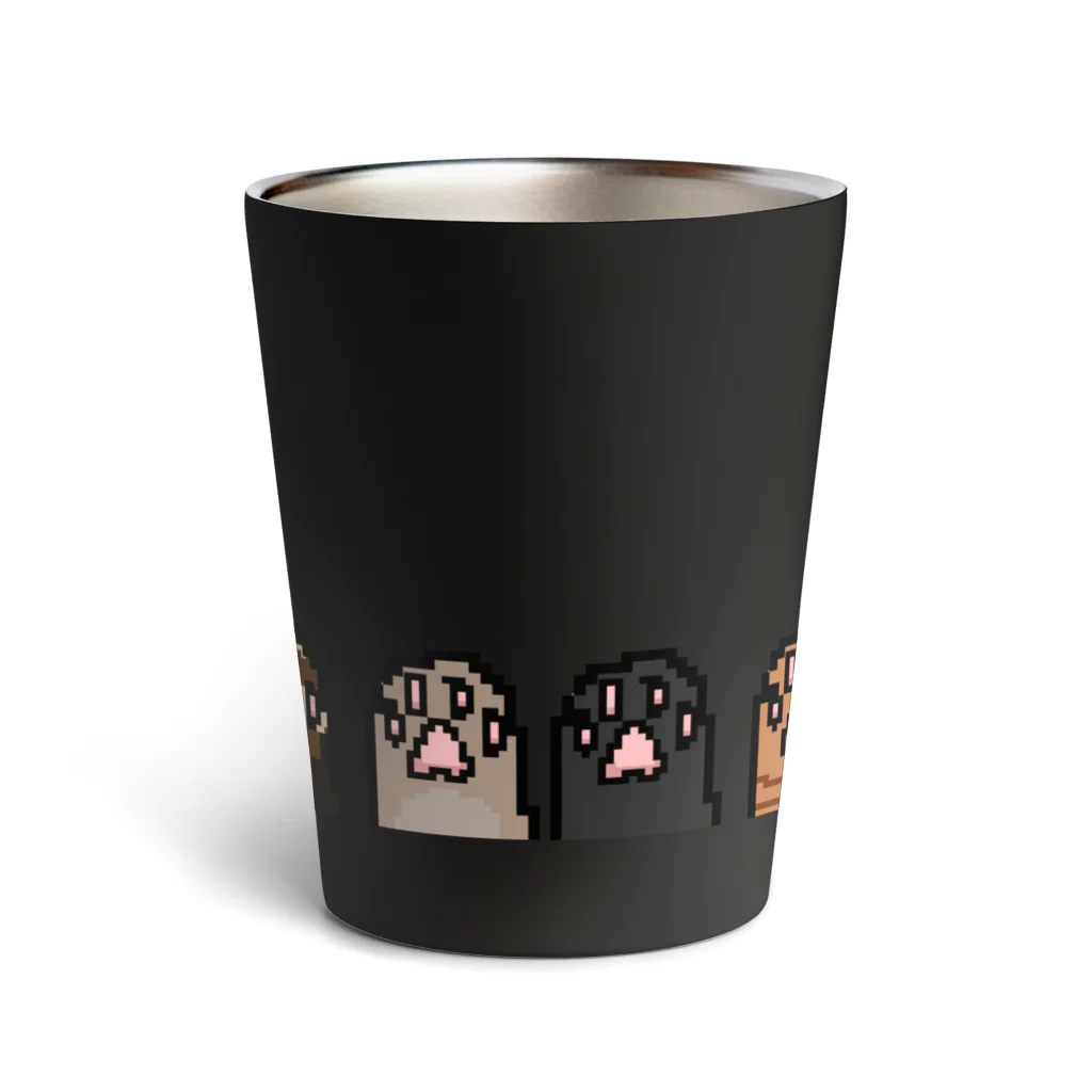 ちゃんぷるすとあのドットにゃんこ【肉球】 Thermo Tumbler