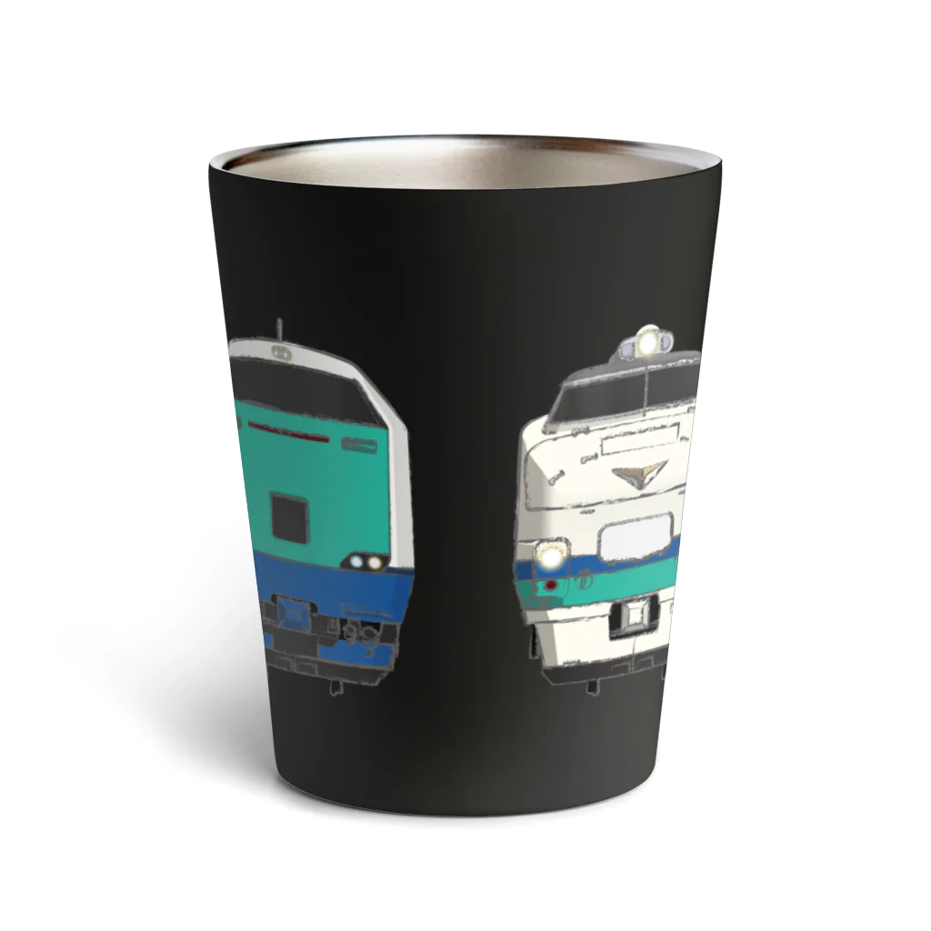 sushima_graphical_trains / SHI-DEの上沼垂姉妹 Thermo Tumbler