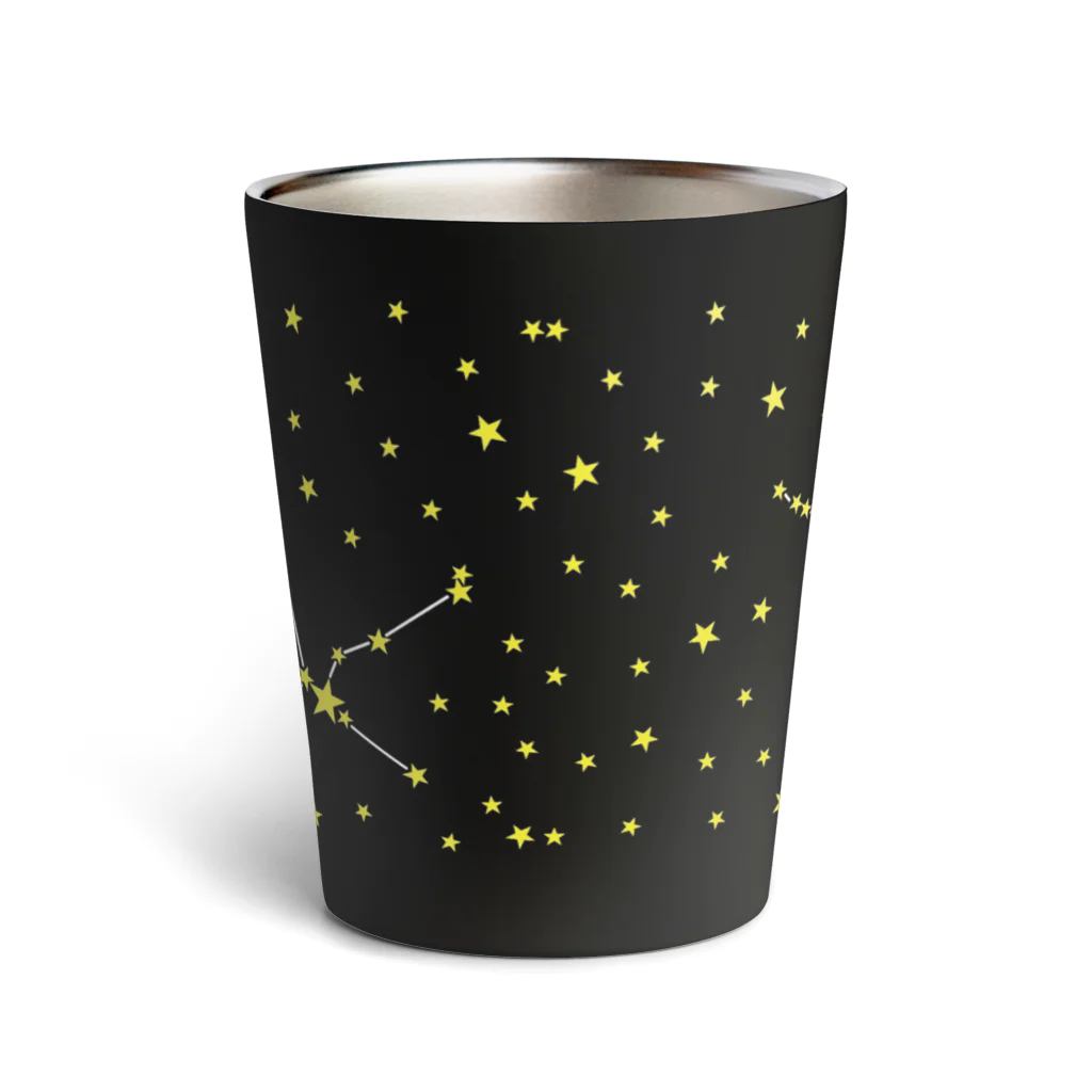 冷蔵庫からウーパールーパーの夏の夜空[黄] Thermo Tumbler