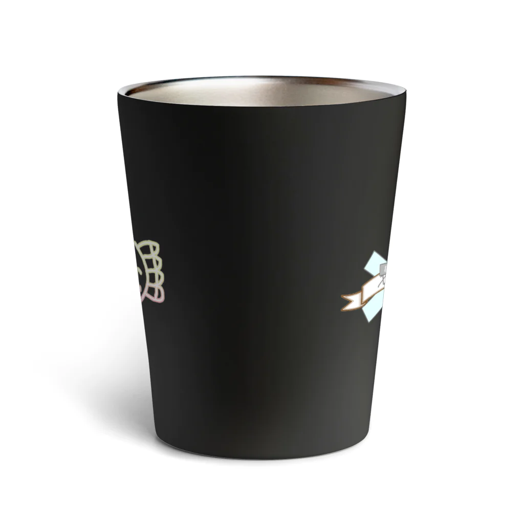 ☆おもちゃばこ☆のつめたたあお☆ Thermo Tumbler