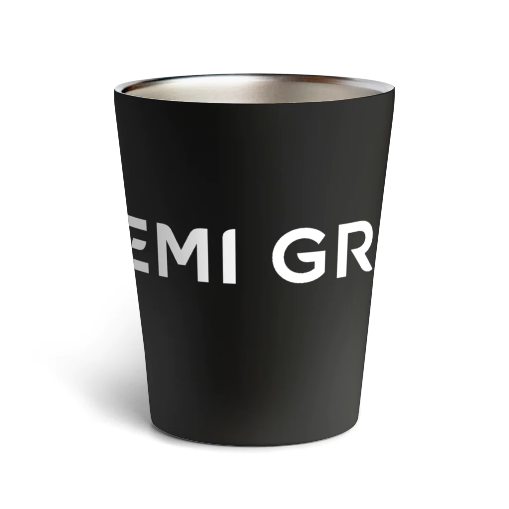 YUMEMIのGROW with YUMEMI（白ロゴ） Thermo Tumbler