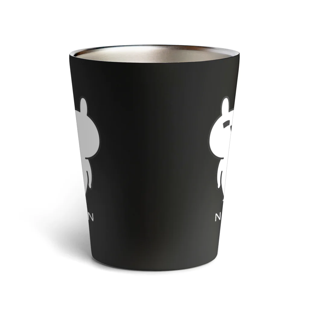 DECORのゆるだるリアクションうさぎ　なんでやねんver. Thermo Tumbler