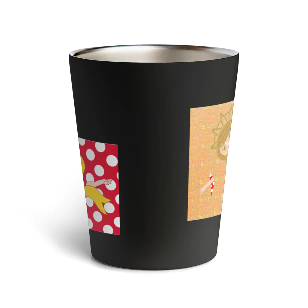 こつめちゃんのおみせのことばあそびがーるず Thermo Tumbler