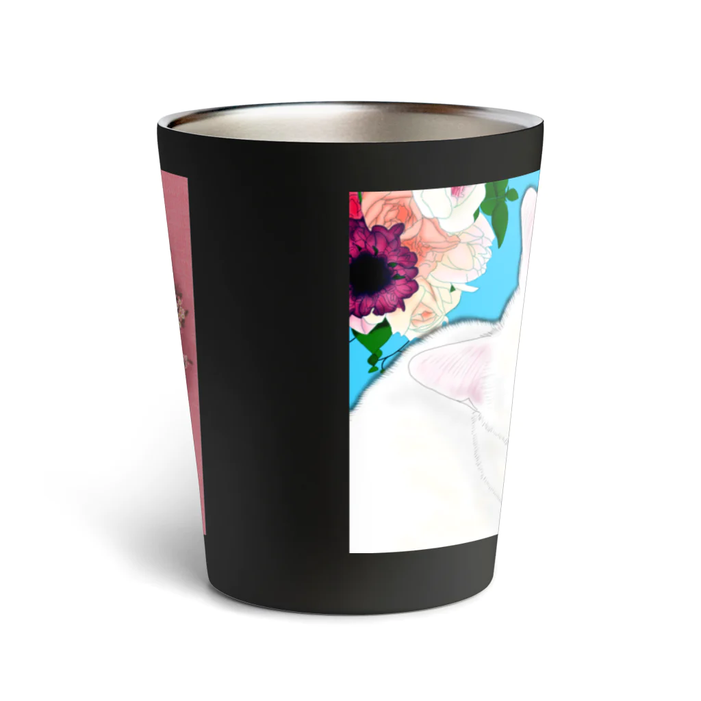 ことぶきのお店のみーちゃん&アオくん Thermo Tumbler