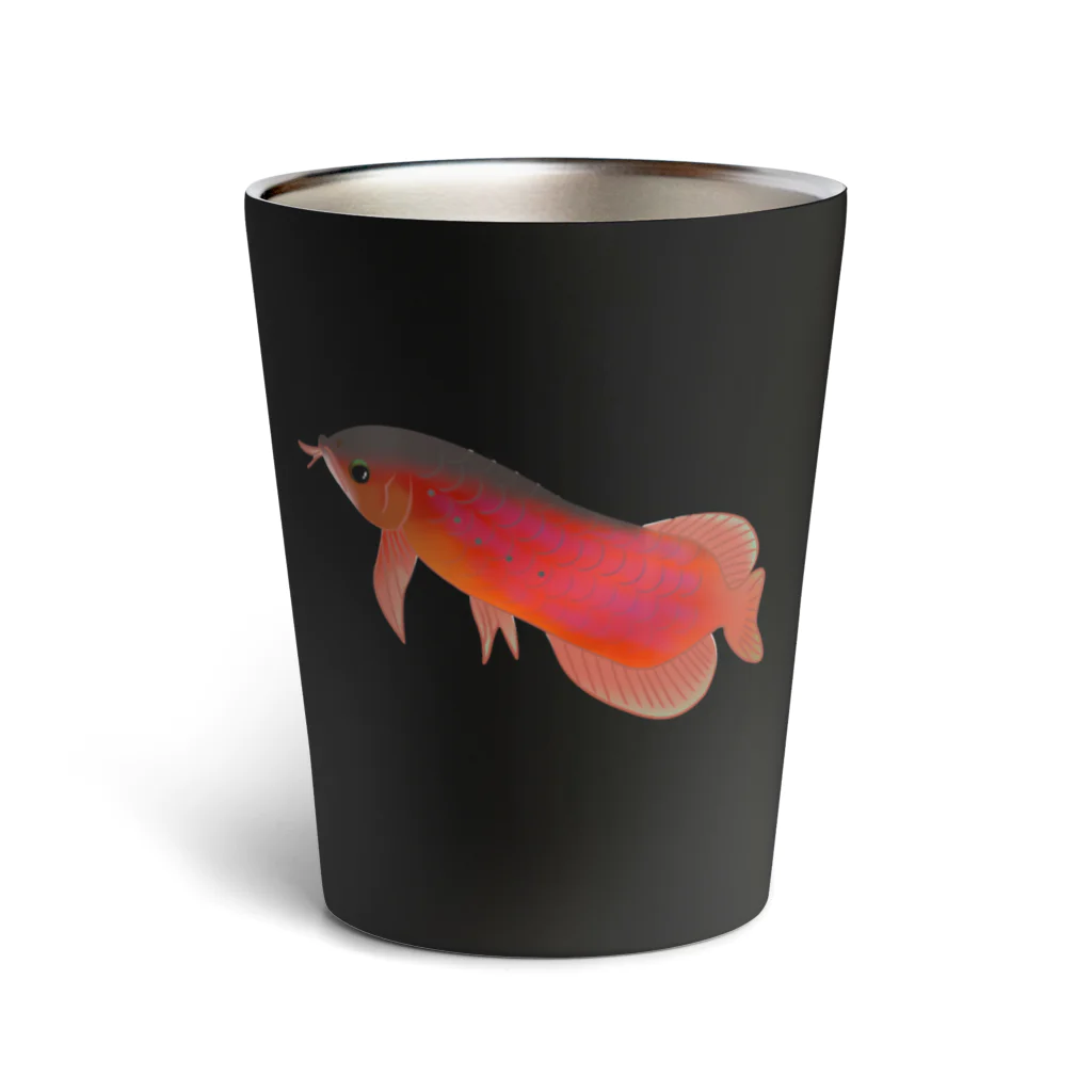 Maharaniのアジアアロワナ　スーパーレッド Thermo Tumbler