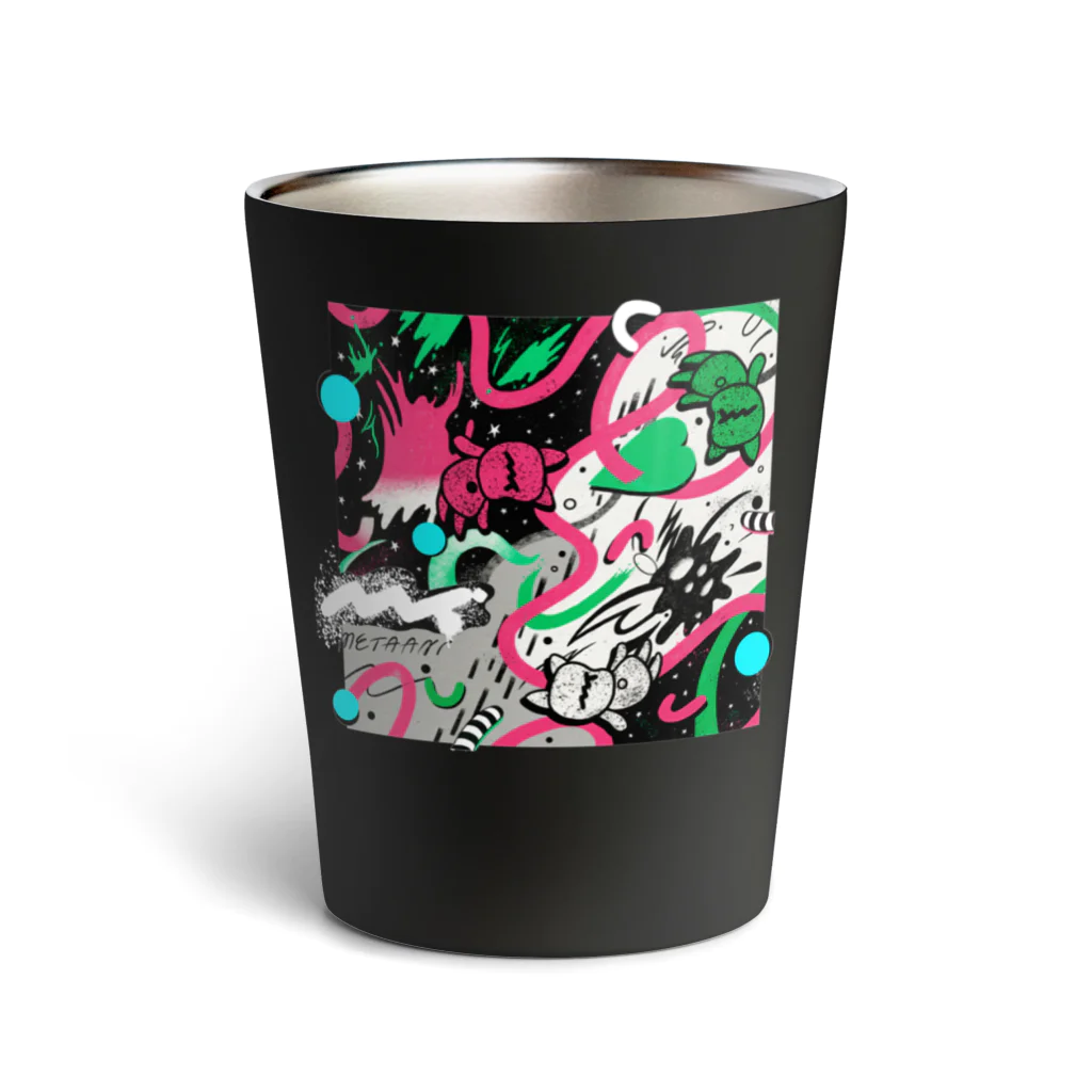 Metaani Fan Fiction Goods Storeの※濃色アイテム向け metaani - zero gravity - Thermo Tumbler