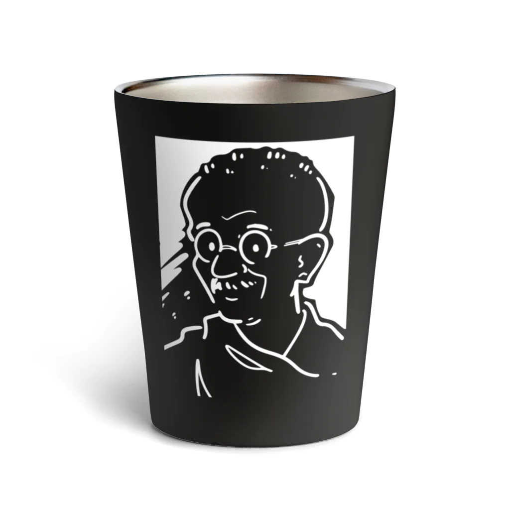 山形屋米店のマハトマ・ガンディー(Mahatma Gandhi) Thermo Tumbler