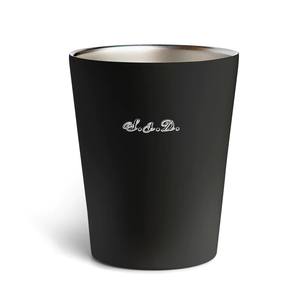 s.i.d.のs.i.d. 大文字ロゴ　 Thermo Tumbler