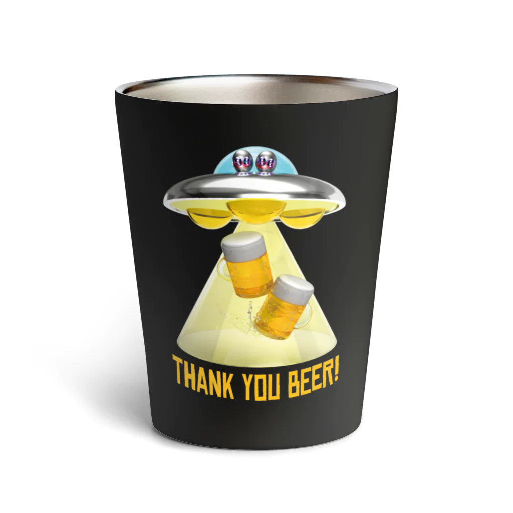 LONESOME TYPE ススのビール泥棒👽🍻👽（飲酒運転ダメ。ゼッタイ。） Thermo Tumbler