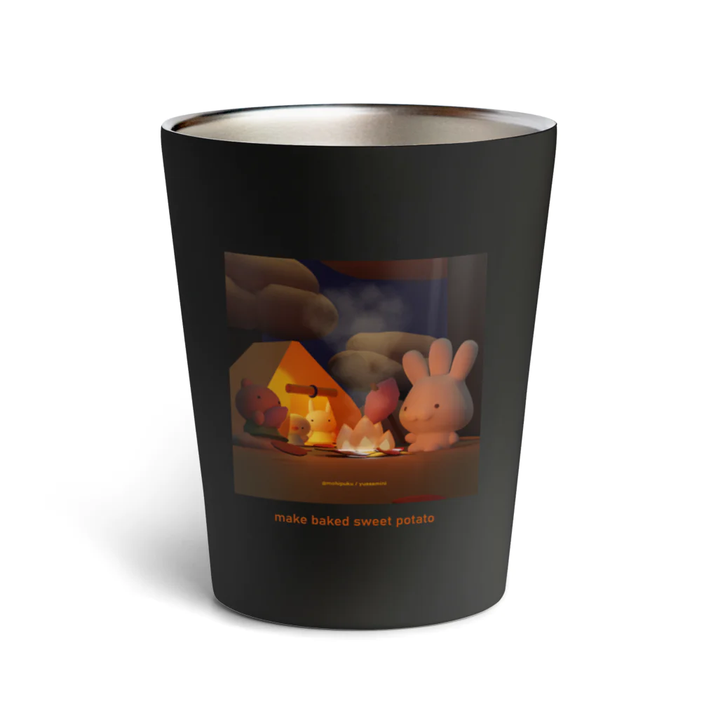 miniyuasa character storeの焼き芋を焼くぷくしゅん Thermo Tumbler