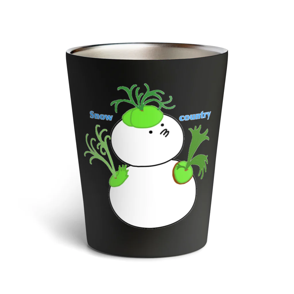 pikatti_yukiguniのピカッチ雪国オリジナルキャラクター（ビカダルマ） Thermo Tumbler